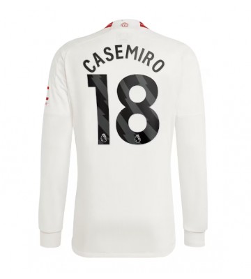 Maillot de foot Manchester United Casemiro #18 Troisième 2023-24 Manche Longue